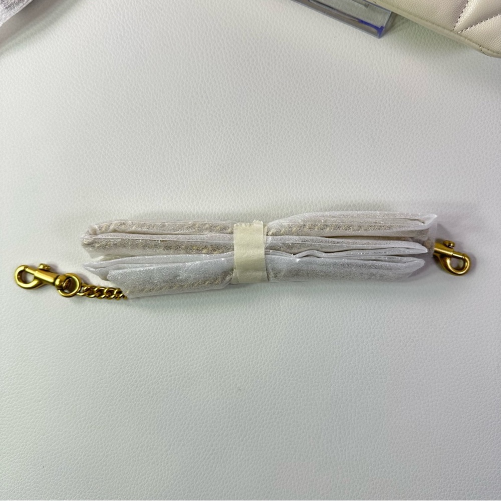 NEW COACH TABBY CROSSBODY WRISTLET LEATHER WOMENS BAG CHALK/WHITE - Picture 14 of 14